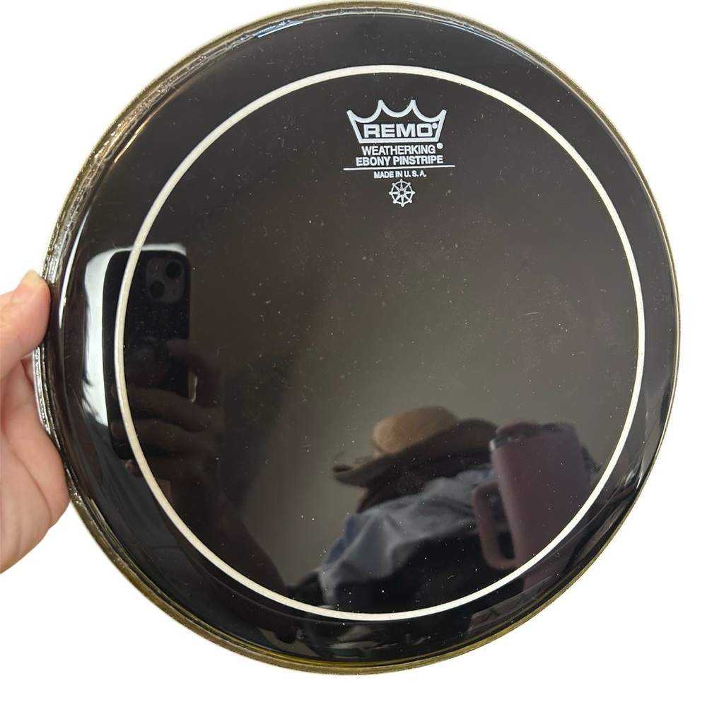 Remo 10" Ebony Pinstripe‎ Drum Head